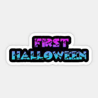 My First Halloween Sticker